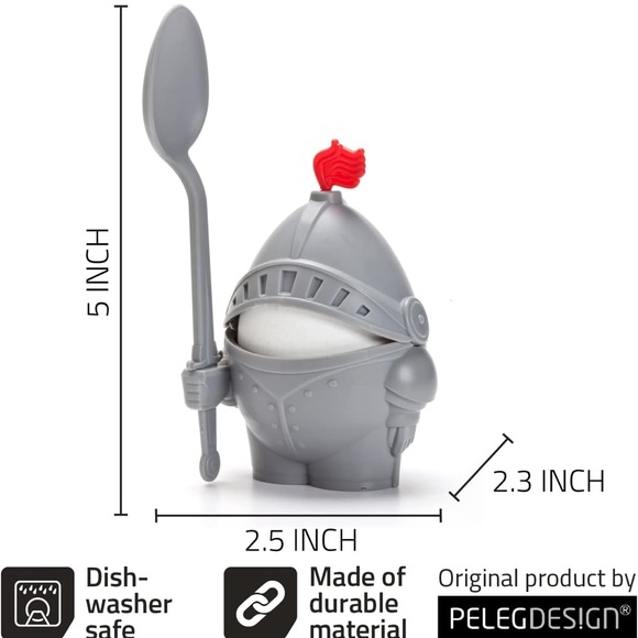 NWT Set of 2 Arthur Egg Cups - Gray - Picture 7 of 9